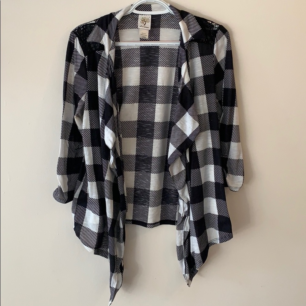 Black Buffalo plaid CoverUp